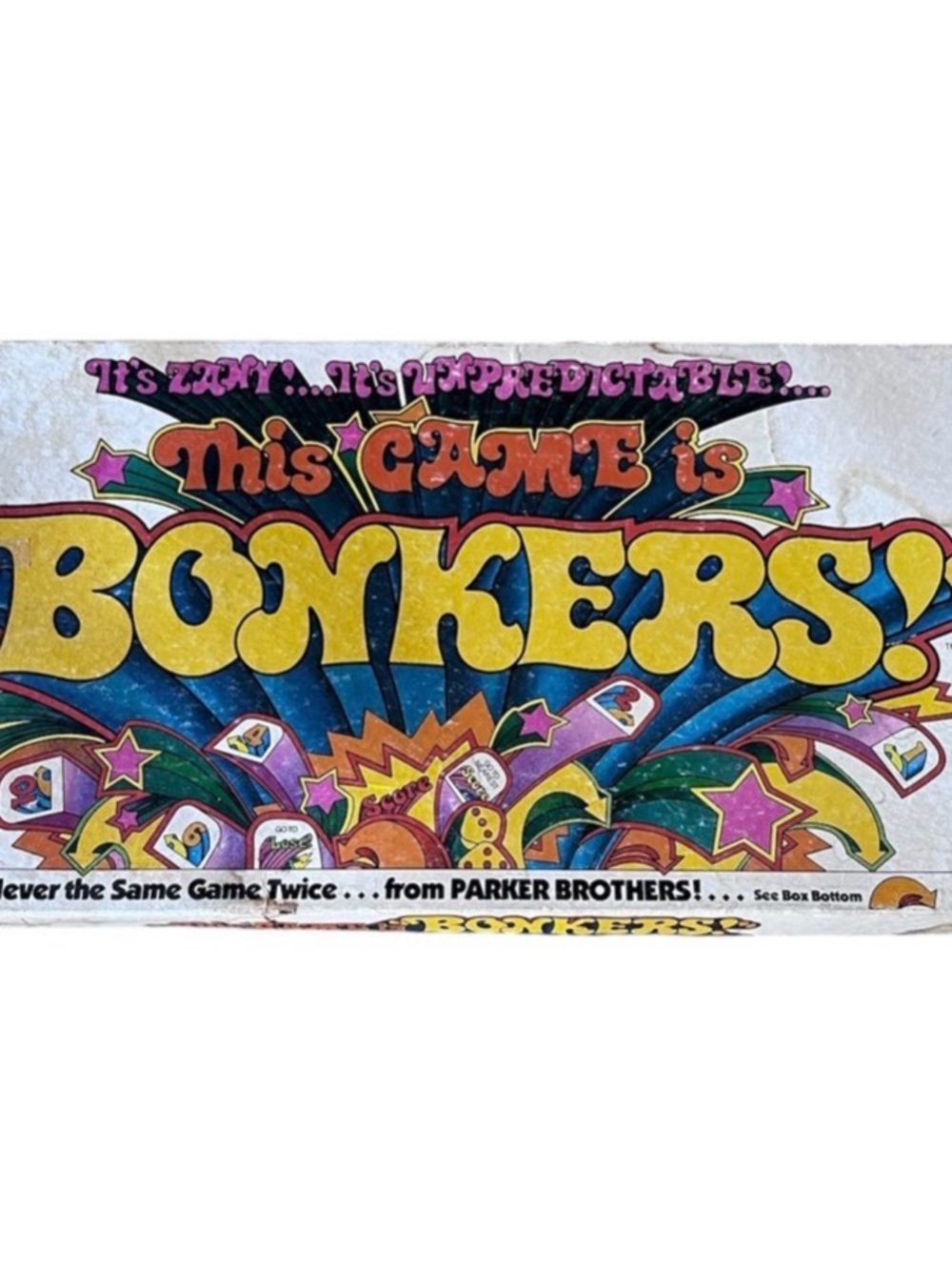 Vintage 1978 Parker Brothers This Game Is “Bonkers”.  2 To 4 Players